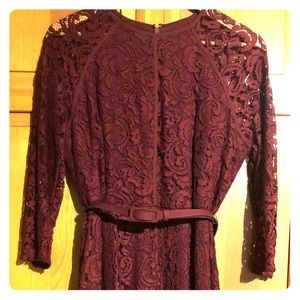 Eva Mendes Merlot Dress